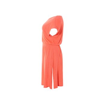 ESMARA® Damen Kleid mit Leinen (Koralle, XL(48/50)) - B-Ware sehr gut