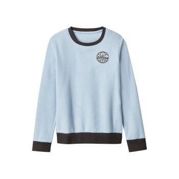 esmara® Kinder Fleece Pyjama (blau/dunkelgrau, 158/164) - B-Ware sehr gut
