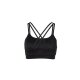 CRIVIT Damen Sport Bustier Light Level (Schwarz, S(36/38)) - B-Ware sehr gut