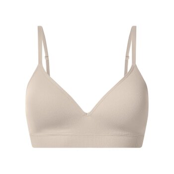 ESMARA® Damen Gerippter Soft-BH (Grau, 75B) - B-Ware...