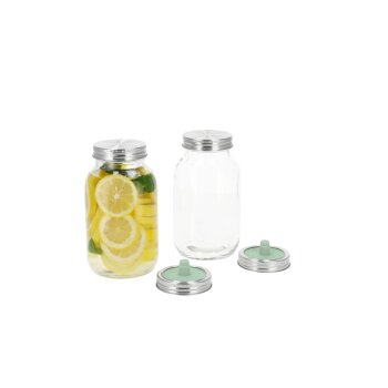 SILVERCREST® Fermentationsglas / Fermentationsgläser (Fermentationsgläser, 1L) - B-Ware neuwertig