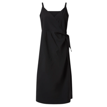 esmara® Viskose Midi-Wickelkleid, 36, schwarz -...