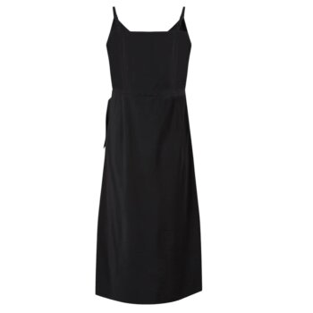 esmara® Viskose Midi-Wickelkleid, 36, schwarz - B-Ware neuwertig