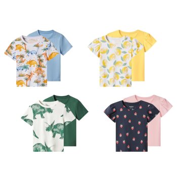 LUPILU® Kleinkinder T-Shirts, 2 Stück - B-Ware