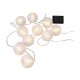 LIVARNO® Solar-Sommerlichterkette (Lampion/weiß) - B-Ware neuwertig