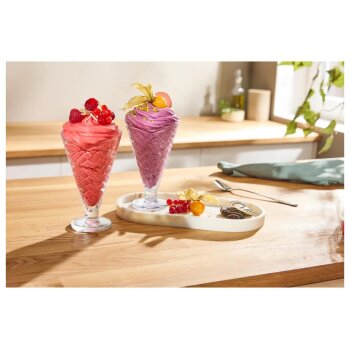SILVERCREST® Glas-Eisbecher-Set / Glas-Eisschalen-Set - B-Ware