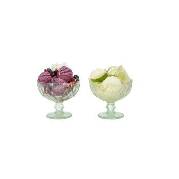 SILVERCREST® Glas-Eisbecher-Set / Glas-Eisschalen-Set - B-Ware