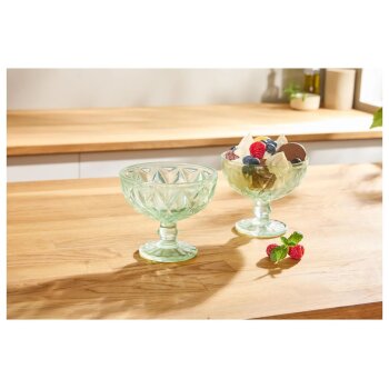 SILVERCREST® Glas-Eisbecher-Set / Glas-Eisschalen-Set - B-Ware