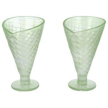 SILVERCREST® Glas-Eisbecher-Set / Glas-Eisschalen-Set - B-Ware