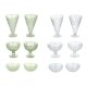 SILVERCREST® Glas-Eisbecher-Set / Glas-Eisschalen-Set - B-Ware