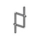 PARKSIDE® Multiwinkel-Messlineal / Dreieck mit Anschlagwinkel (Multiwinkel Messlineal) - B-Ware neuwertig
