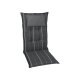 GO-DE Textil Sesselauflage, 120 x 50 x 7 cm, grau - B-Ware neuwertig