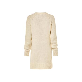 esmara® Damen-Strickkleid, leger geschnitten, L, creme - B-Ware neuwertig