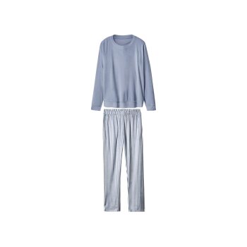 Esmara® Damen Nicki Pyjama, M, blau - B-Ware neuwertig