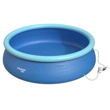 CRIVIT Quick-up-Pool, inkl. Filterpumpe, Ø 300 x...