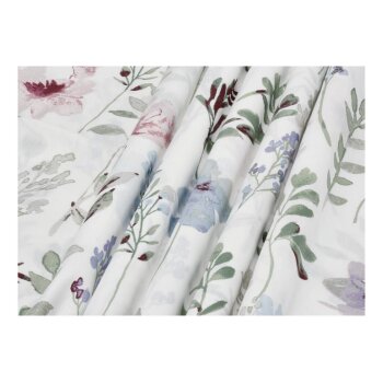 LIVARNO® Renforcé-Bettwäsche, 240 x 220 cm, 65 x 65 cm, Blumen - B-Ware sehr gut