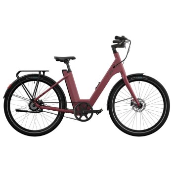 CRIVIT E-Bike »Urban Y.3« GATES Riemenantrieb, 27,5 Zoll (Berry Blush) - B-Ware neuwertig
