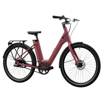 CRIVIT E-Bike »Urban Y.3« GATES Riemenantrieb, 27,5 Zoll (Berry Blush) - B-Ware neuwertig