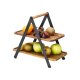 SILVERCREST® Etagere mit Akazienholz (Etagere rechteckig) - B-Ware sehr gut
