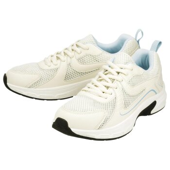 Esmara® Damen Sneaker, 38, weiß/hellblau -...