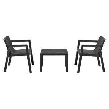 LIVARNO® Balkon-Set, 3-teilig - B-Ware Transportschaden Kosmetisch