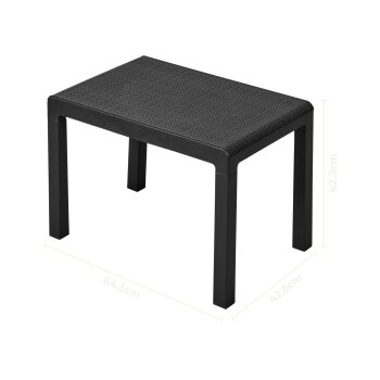 LIVARNO® Balkon-Set, 3-teilig - B-Ware Transportschaden Kosmetisch