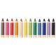 CRELANDO® 3-in-1-Buntstifte, 12 Stück (klassische Farben) - B-Ware sehr gut