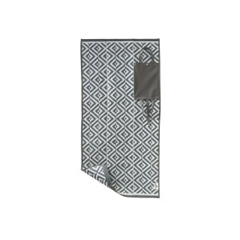 CRIVIT Strandmatte faltbar, 90 x 180 cm (Grau) - B-Ware sehr gut