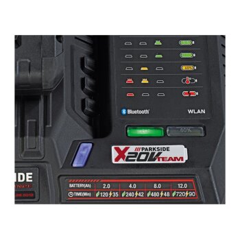 PARKSIDE PERFORMANCE® 20 V / 12 A Smart-Akku-Ladegerät »PLGS 2012 A1«, ohne Akku - B-Ware