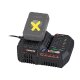 PARKSIDE PERFORMANCE® 20 V / 12 A Smart-Akku-Ladegerät »PLGS 2012 A1«, ohne Akku - B-Ware