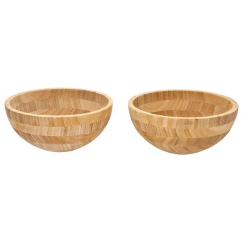 SILVERCREST® Bambus-Schale / Bambus-Schalen-Set, 2-tlg. (klein 2er Set) - B-Ware neuwertig