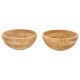 SILVERCREST® Bambus-Schale / Bambus-Schalen-Set, 2-tlg. (klein 2er Set) - B-Ware neuwertig