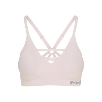 REEBOK Damen Sport-Bustier (Rosa, M) - B-Ware neuwertig