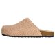 esmara® Damen-Plüsch-Clogs, 37, beige - B-Ware neuwertig