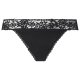 esmara® Damen-Strings, mit Spitze, 5 Stück, S, schwarz - B-Ware neuwertig
