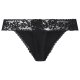 esmara® Damen-Strings, mit Spitze, 5 Stück, S, schwarz - B-Ware neuwertig