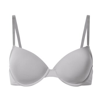 esmara® 2er Set Damen-T-Shirt-BH, 75B, navy/hellgrau - B-Ware neuwertig