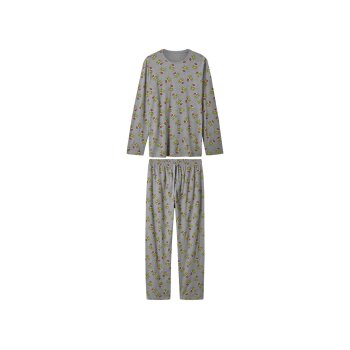 Grinch Herren-Pyjama, M, grau - B-Ware neuwertig