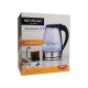 Michelino Wasserkocher mit LED-Beleuchtung, 1.7 L, silber - B-Ware neuwertig