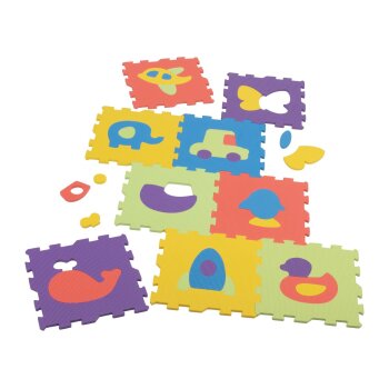 LUPILU® Puzzlematten (Tiere und Fahrzeuge) - B-Ware...