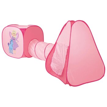 LUPILU® Spielzelte mit Tunnel (Rosa) - B-Ware Transportschaden Kosmetisch