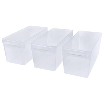 SILVERCREST® Kühlschrank-Organizer ohne Deckel, 3er Set, 5 L - B-Ware Transportschaden Kosmetisch