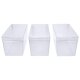 SILVERCREST® Kühlschrank-Organizer ohne Deckel, 3er Set, 5 L - B-Ware Transportschaden Kosmetisch