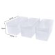 SILVERCREST® Kühlschrank-Organizer ohne Deckel, 3er Set, 5 L - B-Ware Transportschaden Kosmetisch