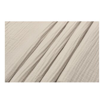 LIVARNO® Musselin-Bettwäsche, 140 x 200 cm, 70 x 90 cm, beige - B-Ware neuwertig