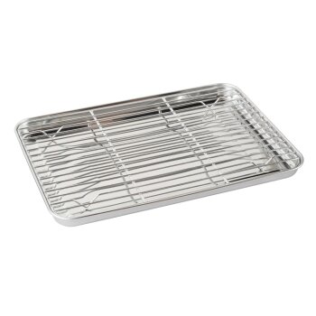 GRILLMEISTER Grillplatten, Edelstahl, Marinierform -...