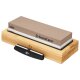 SILVERCREST® 2-in-1-Schleifstein, mit Bambusbasis - B-Ware Transportschaden Kosmetisch