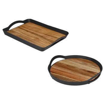 SILVERCREST® Serviertablett aus Akazie - B-Ware