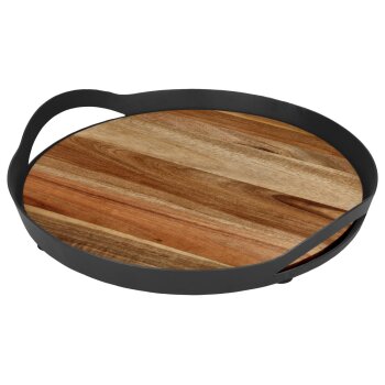 SILVERCREST® Serviertablett aus Akazie - B-Ware