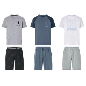 CR7 Christian Ronaldo Herren Shorty Pyjama, 2-tlg. - B-Ware
